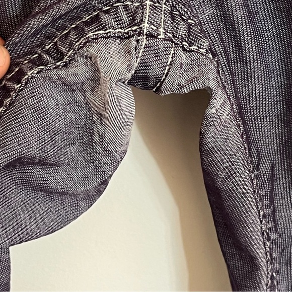 Men’s True Religion Baggy Ribbed Straight Leg Pants Size 90’s Y2K Look 36 X 33 - Picture 5 of 16